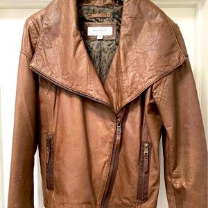 Woman’s 100%Leather Moto Jacket NWOT